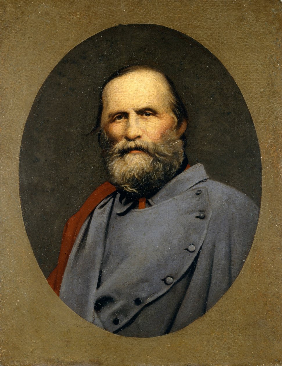 Anonimowy obraz Giuseppe Garibaldiego. Mediolan, Muzeum Risorgimento autorstwa Unknown artist