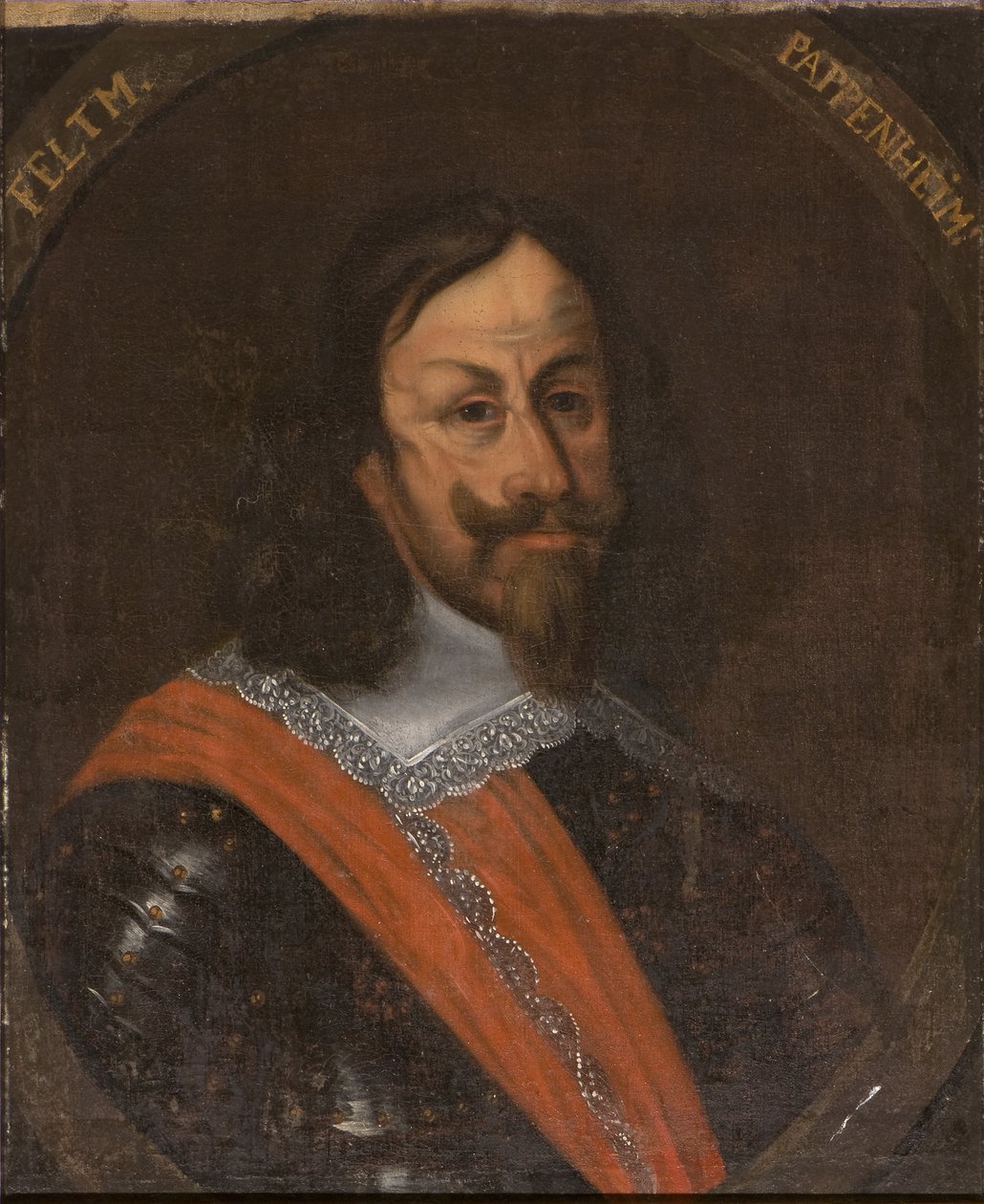 Gottfried Heinrich, hrabia suwerenny de Pappenheim, marechal du Saint Empire - Portret hrabiego Gottfrieda Heinricha z Pappenheim autorstwa Unknown artist