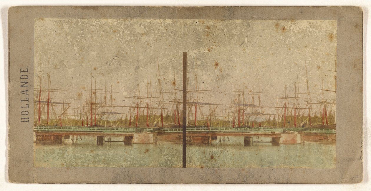 Wielki Basen Statków w Rotterdamie. autorstwa Unknown artist
