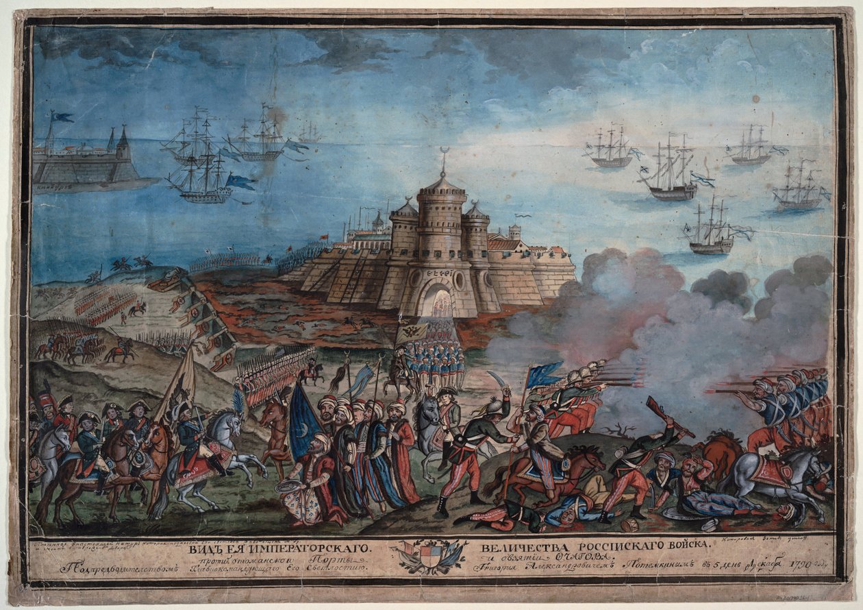 Wojna rosyjsko-turecka 1787-1792 - Wojna rosyjsko-turecka autorstwa Unknown