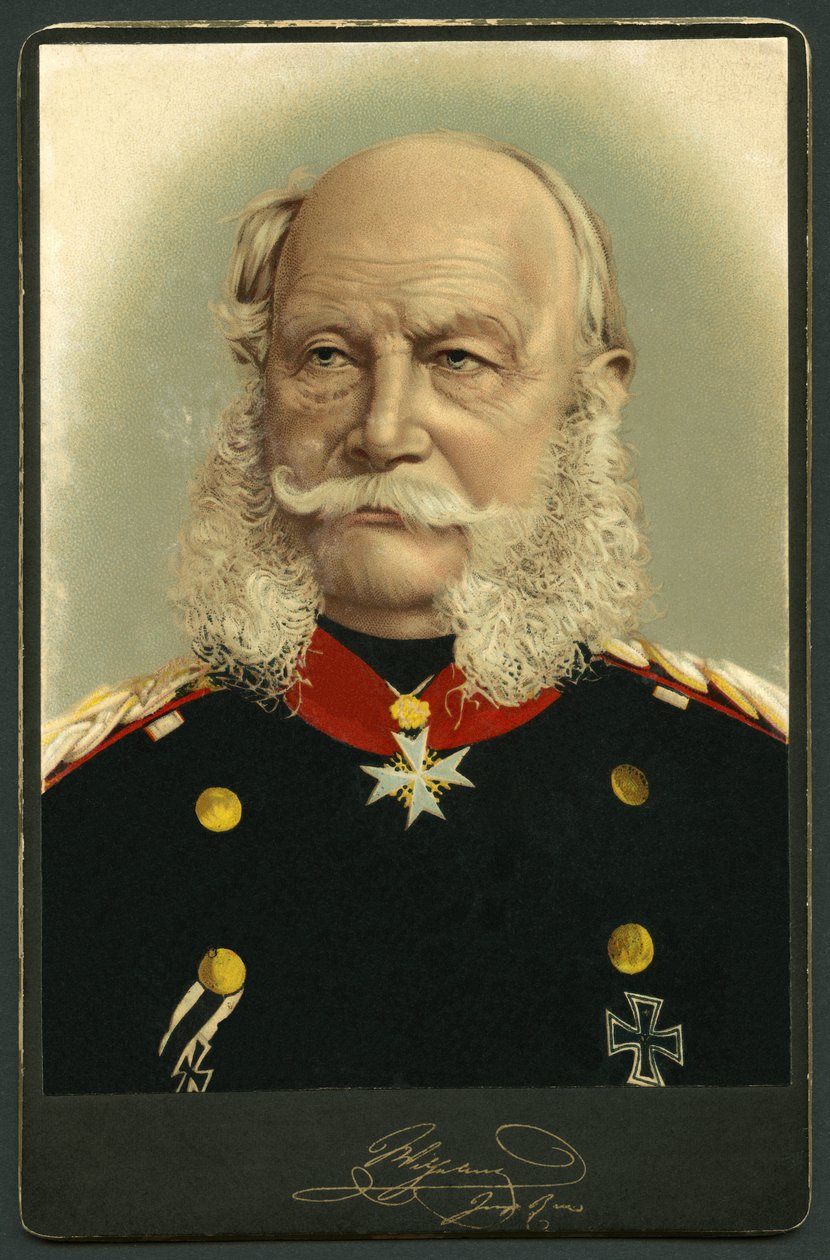 Guillaume I (Guillaume Frederic Louis de Hohenzollern) autorstwa Unknown artist