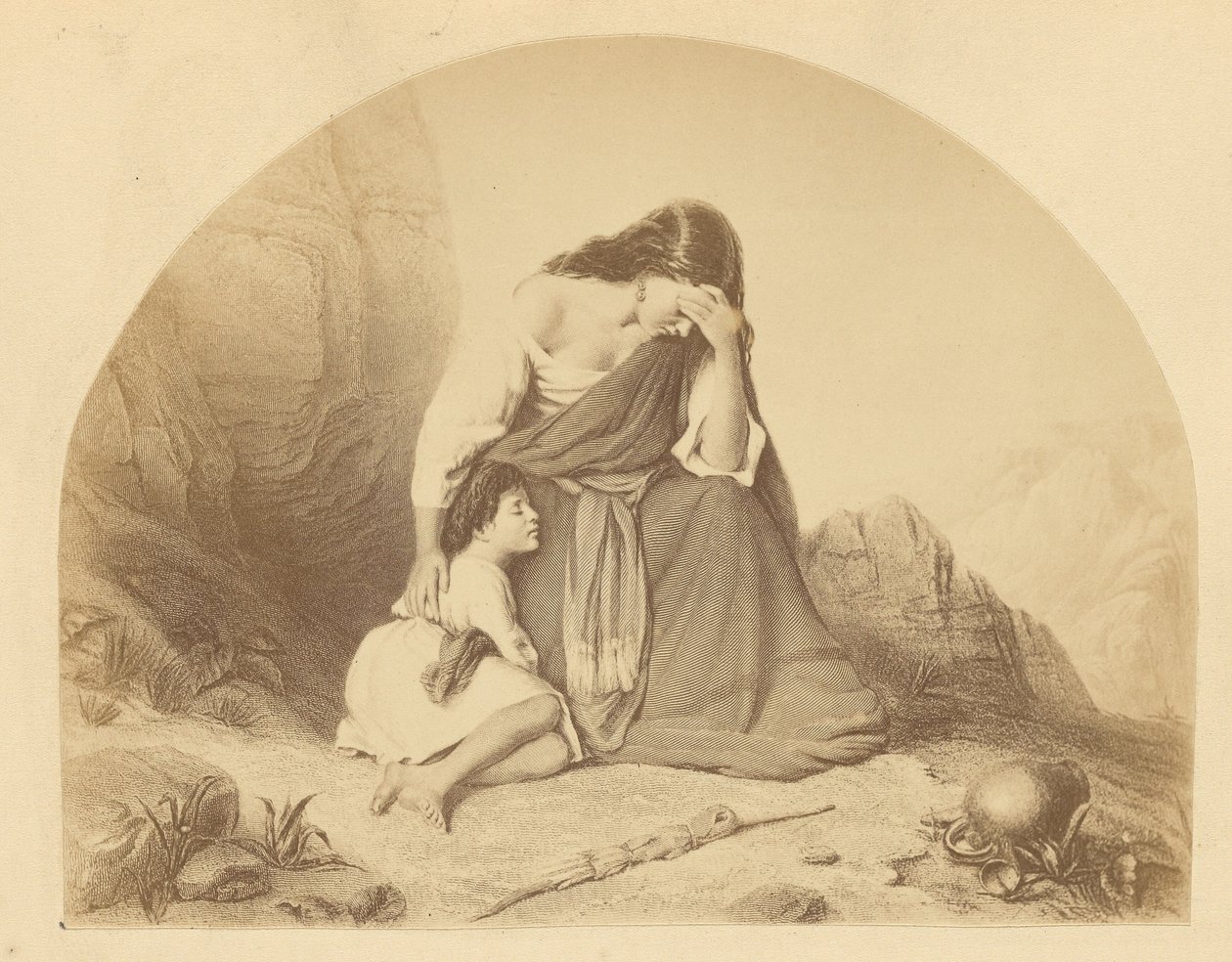 [Hagar i Izmael]. autorstwa Unknown artist