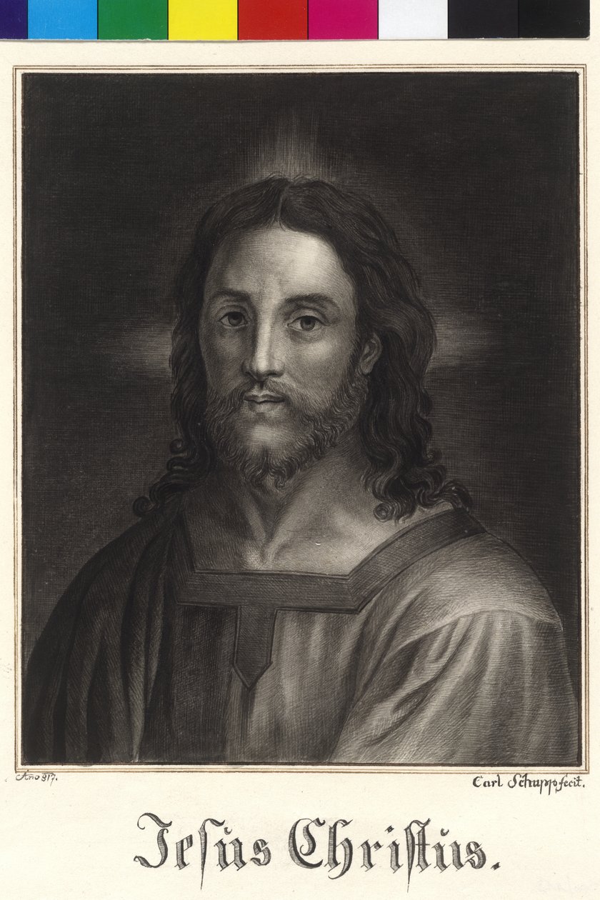Jezus Chrystus w połowie długości autorstwa Unknown artist