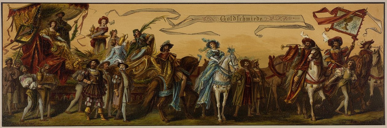 Hans Makarts procesja miasta Wiedeń autorstwa Unknown artist