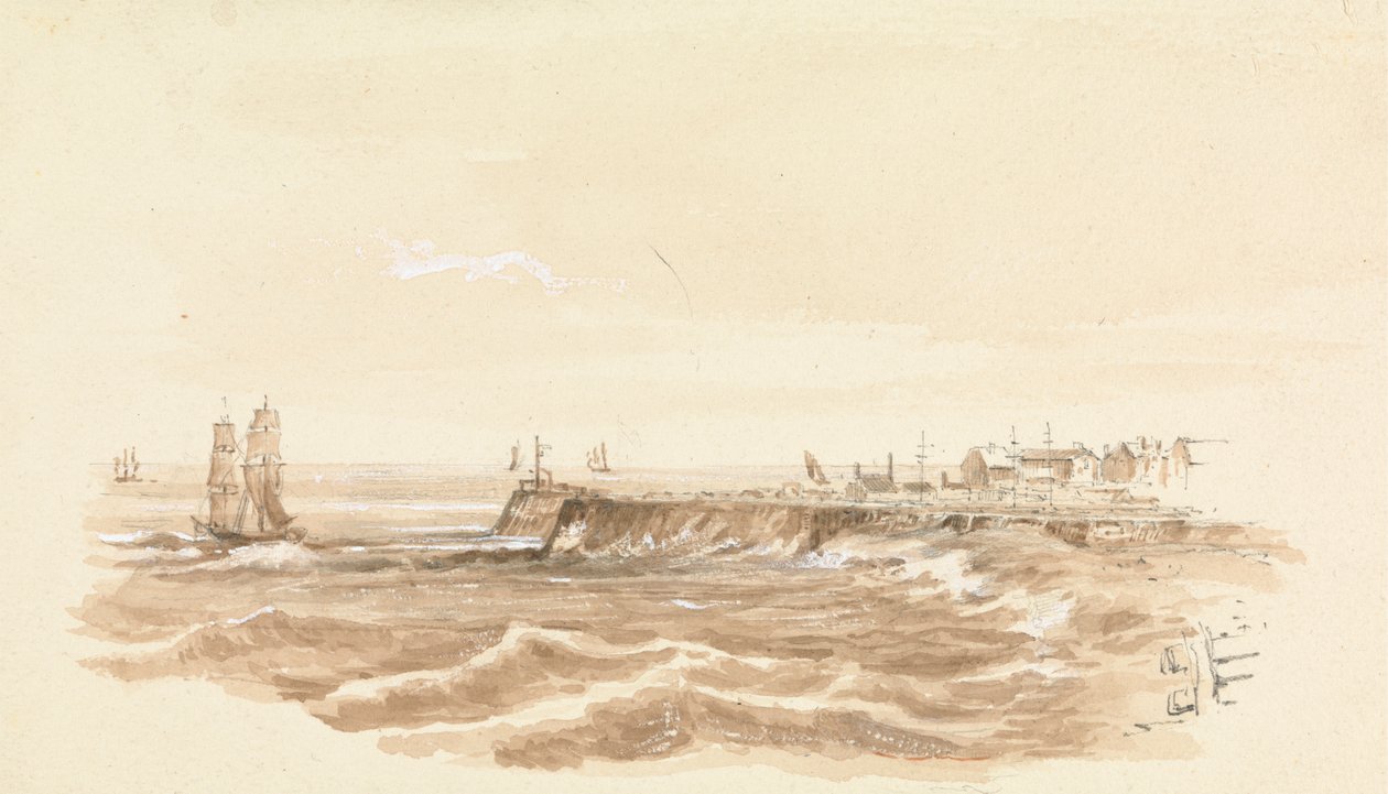 Scena portowa autorstwa Unknown artist