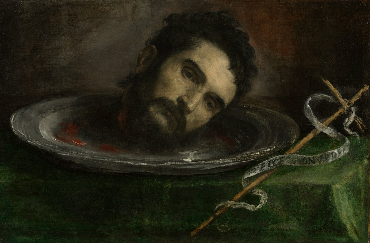 Głowa św. Jana Chrzciciela autorstwa Unknown artist