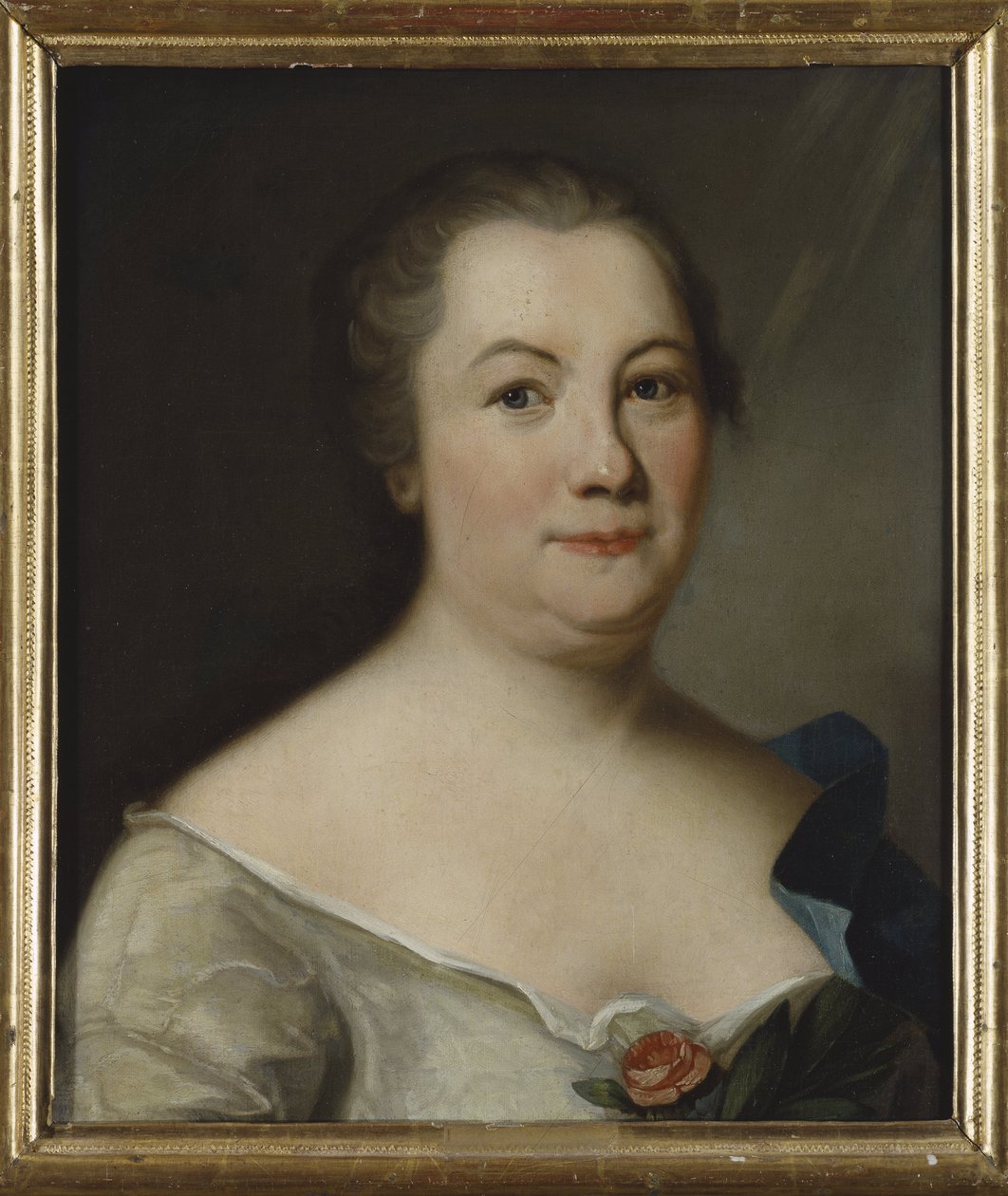 Hedvig Charlotta Nordenflycht, poetesse suedoise - Portret poetki Hedvig Charlotta Nordenflycht (1718-1763), Anonim. Olej na płótnie. Wymiar: 47x40 cm. Muzeum Narodowe w Sztokholmie autorstwa Unknown artist