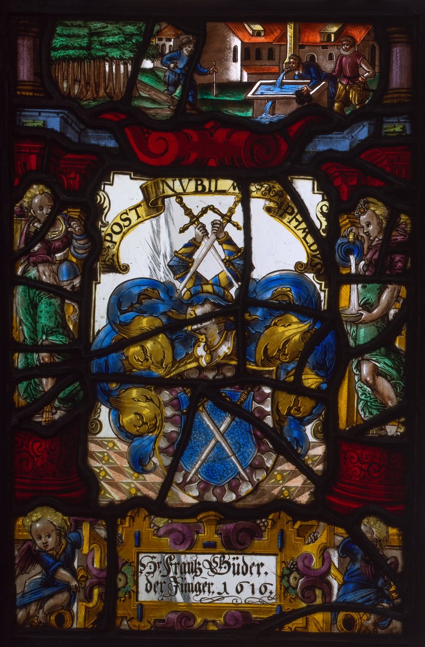 Panel heraldyczny Franza Budera autorstwa Unknown artist