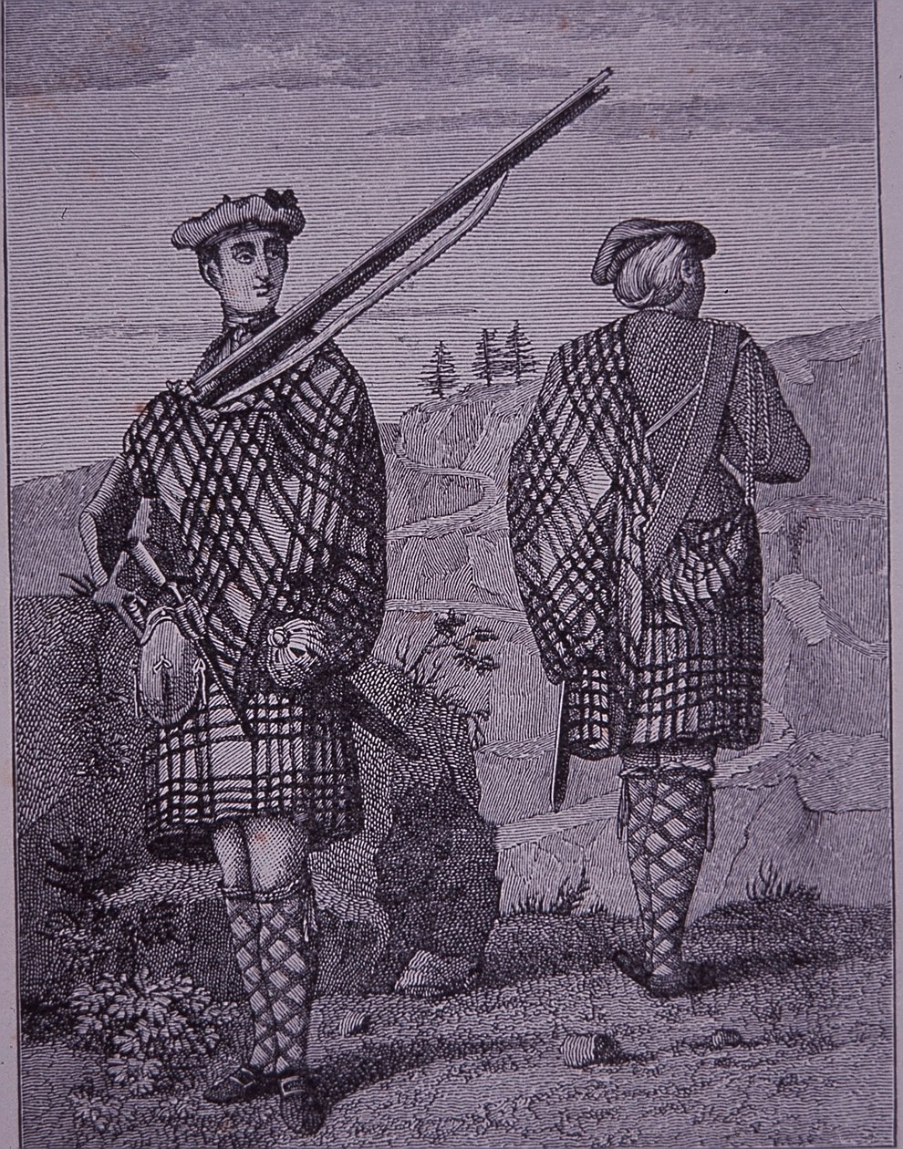Żołnierze góralscy później XVIII wiek autorstwa Unknown artist