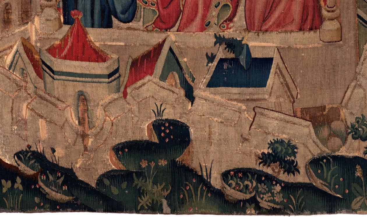 Historia św. Piata i św. Eleutery, scena 9 Saint-Eleuthere zostaje potwierdzony jako biskup Tournai (Au boin saint l