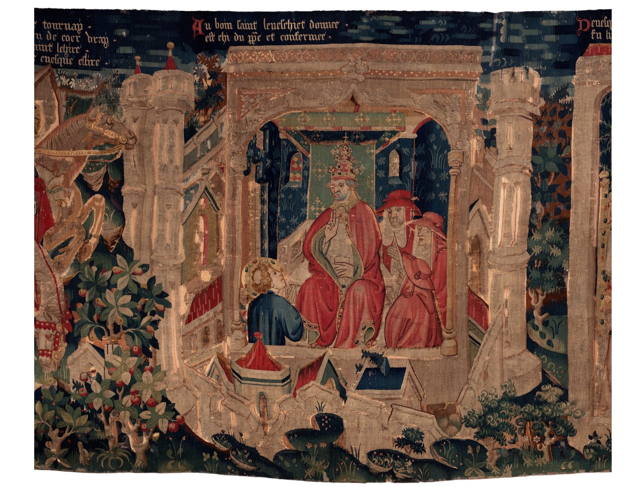 Historia św. Piata i św. Eleutery, scena 9 Potwierdzenie św. autorstwa Unknown artist
