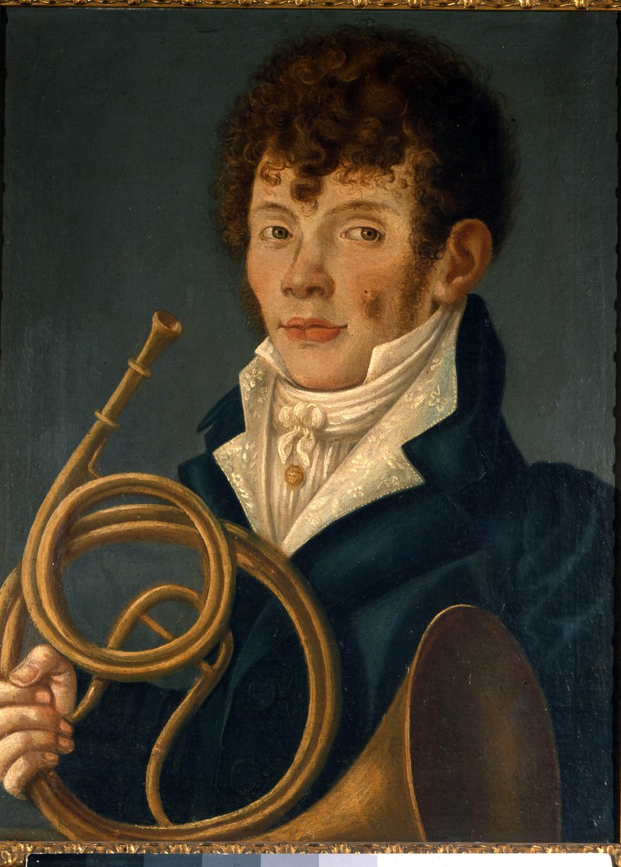 Gracz waltorni autorstwa Unknown artist