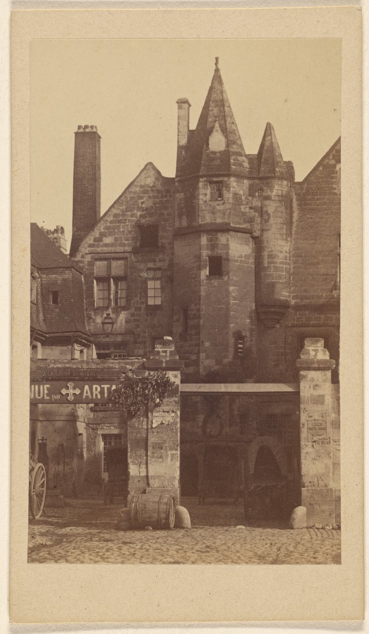 Hotel de la Croix Blanches, Tours. autorstwa Unknown artist