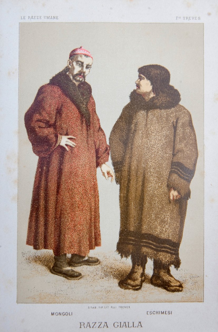 Ilustracja z „Rasy ludzkiej” Louisa Figuier autorstwa Unknown artist