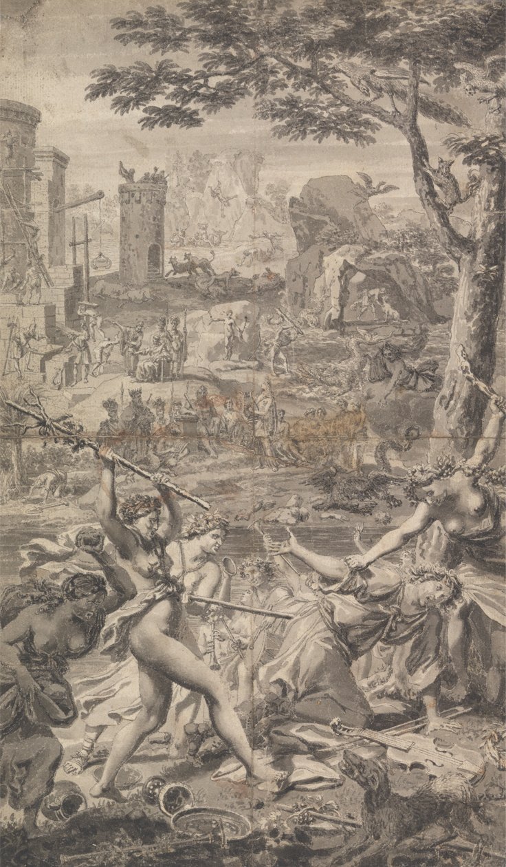 Ilustracja do Ovid Metamorphis Tonsona (cztery z czterech) autorstwa Unknown artist