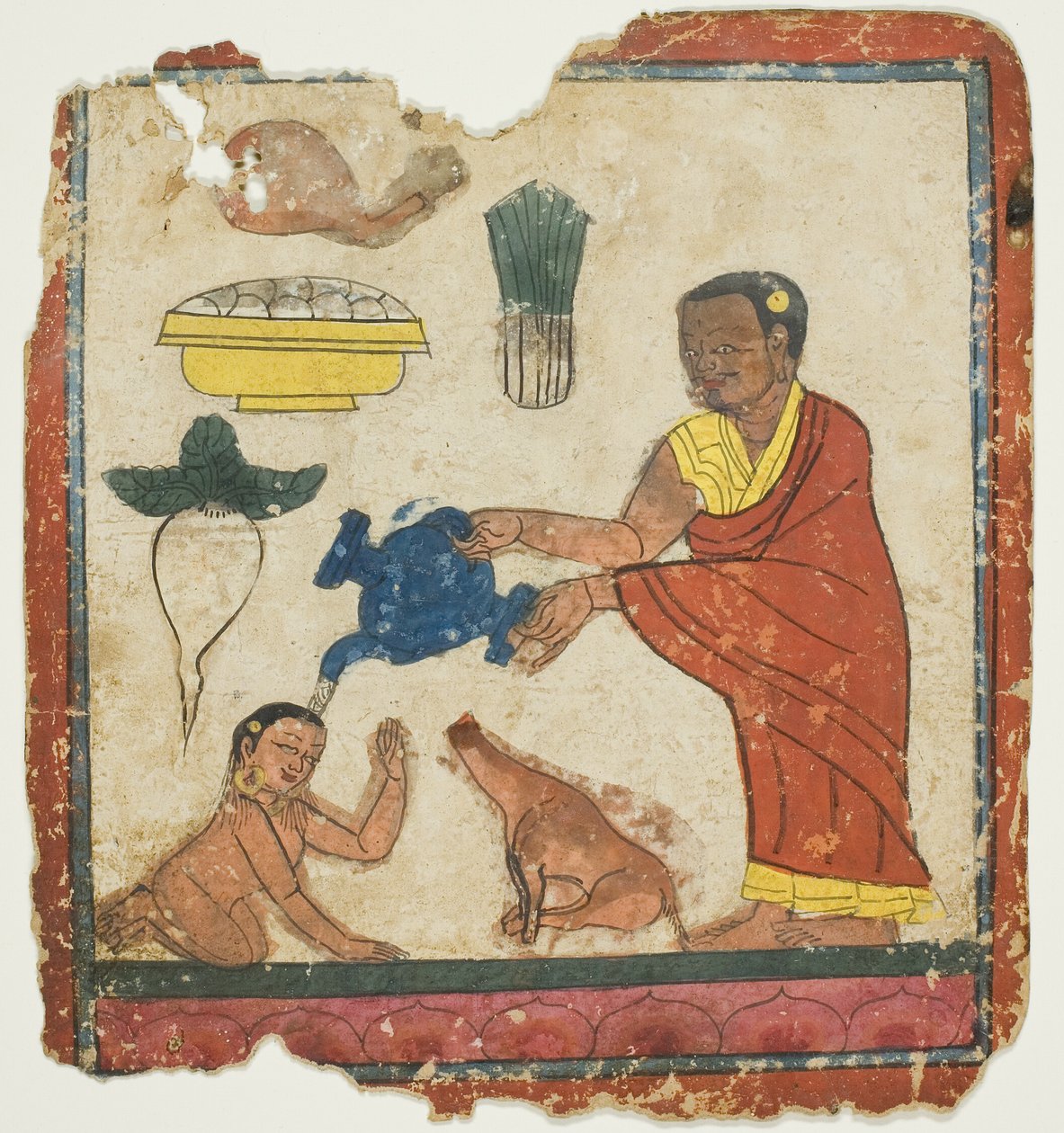 Obraz z zestawu kart inicjacyjnych (Tsakali) autorstwa Unknown artist
