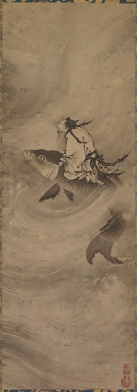 Nieśmiertelna jazda na karpiu autorstwa Unknown artist