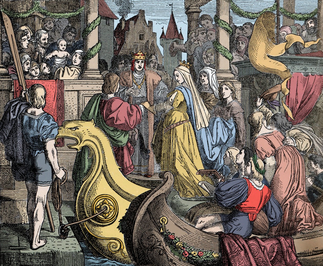 Przyjęcie Izabeli w Wormacji - Cesarz Fryderyk II (z Hohenstaufen autorstwa Unknown artist