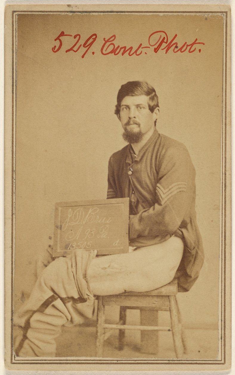 [J.D. Brua, A. 93. ofiara wojny secesyjnej]. autorstwa Unknown artist