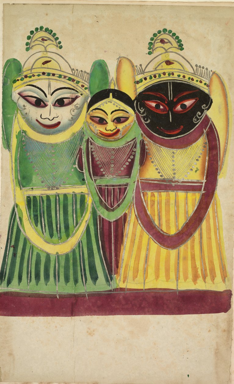 Trio Jagannatha (odwrócone) autorstwa Unknown artist