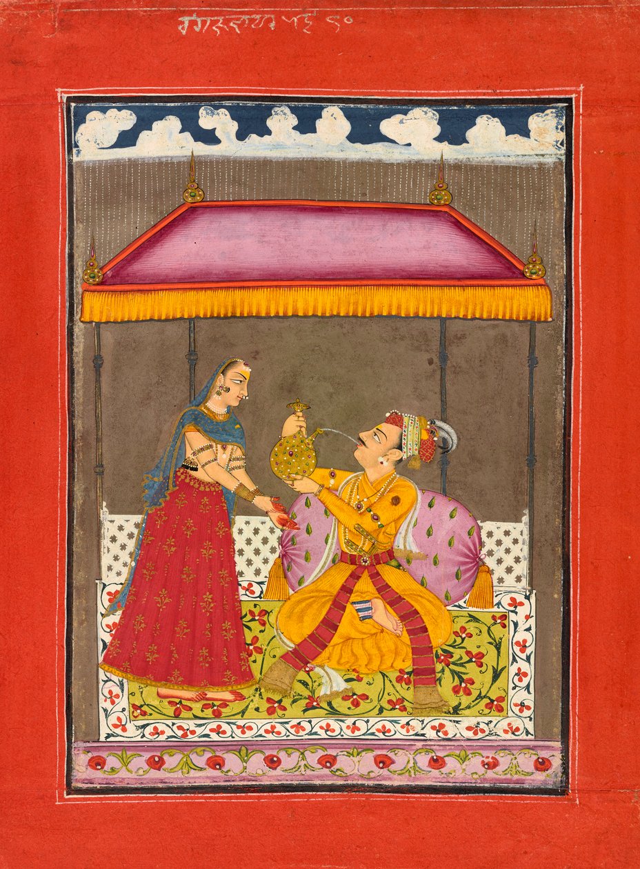 Jalandhara Ragaputra, z serii Ragamala autorstwa Unknown artist