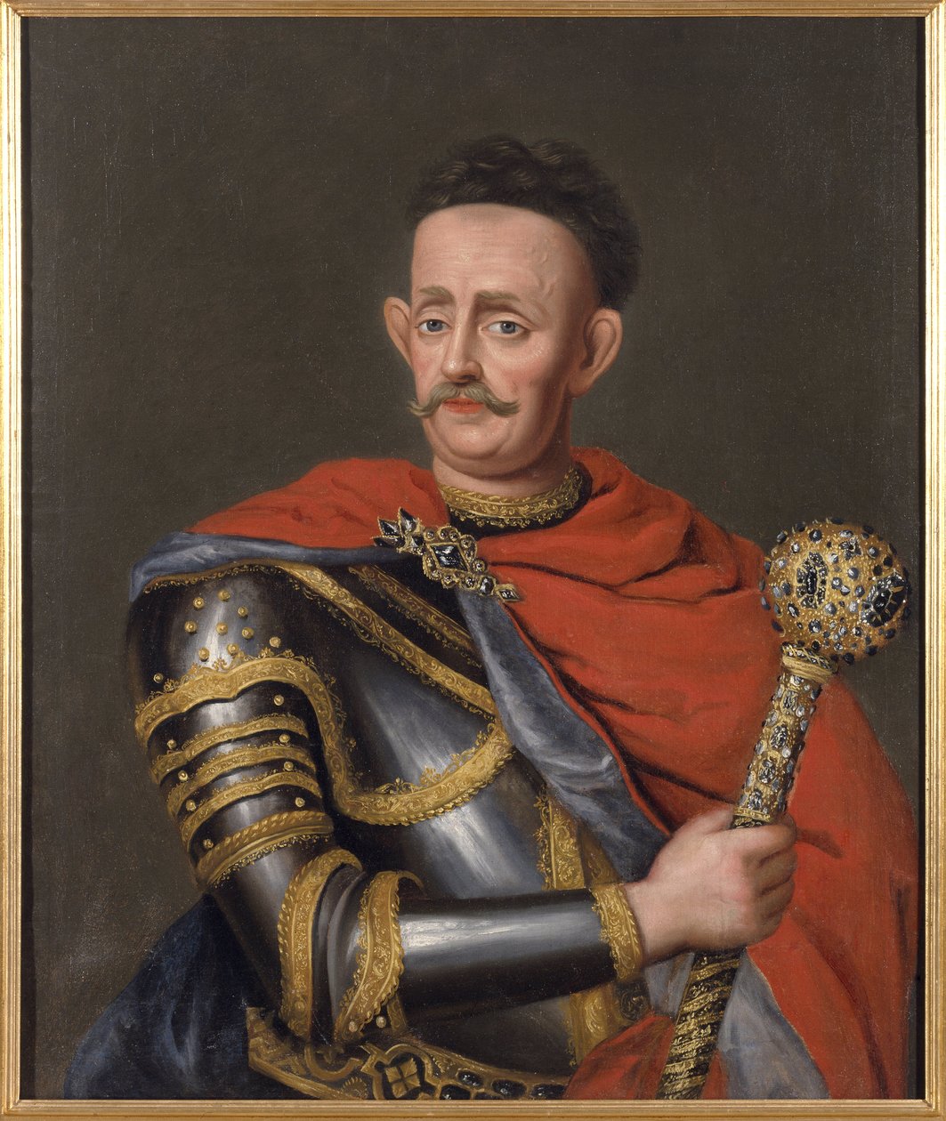 Jan Kazimierz Sapieha, grand hetman de Lituanie - Jan Kazimierz Sapieha the Younger (1637-1720), Grand Hetman of Lithuania, Anonymous . Oil on canvas. Dimension : 88x73,5 cm. Nationalmuseum Stockholm autorstwa Unknown artist