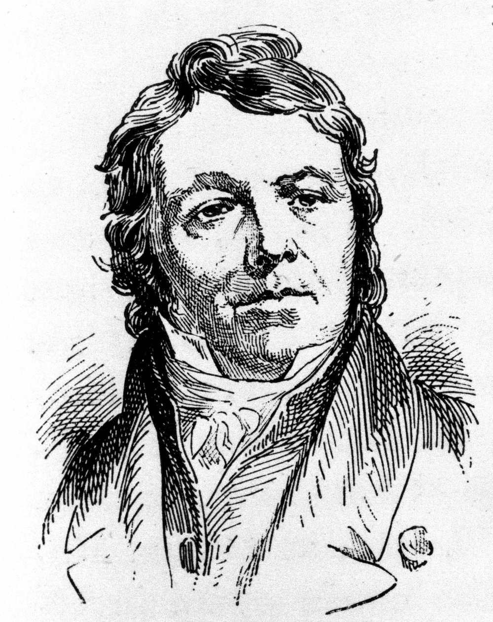 Jean Nepomucen (Jean-Nepomucen) Hummel (Johann Nepomuk Hummel) (1778-1837). Austriacki pianista i kompozytor. autorstwa Unknown artist