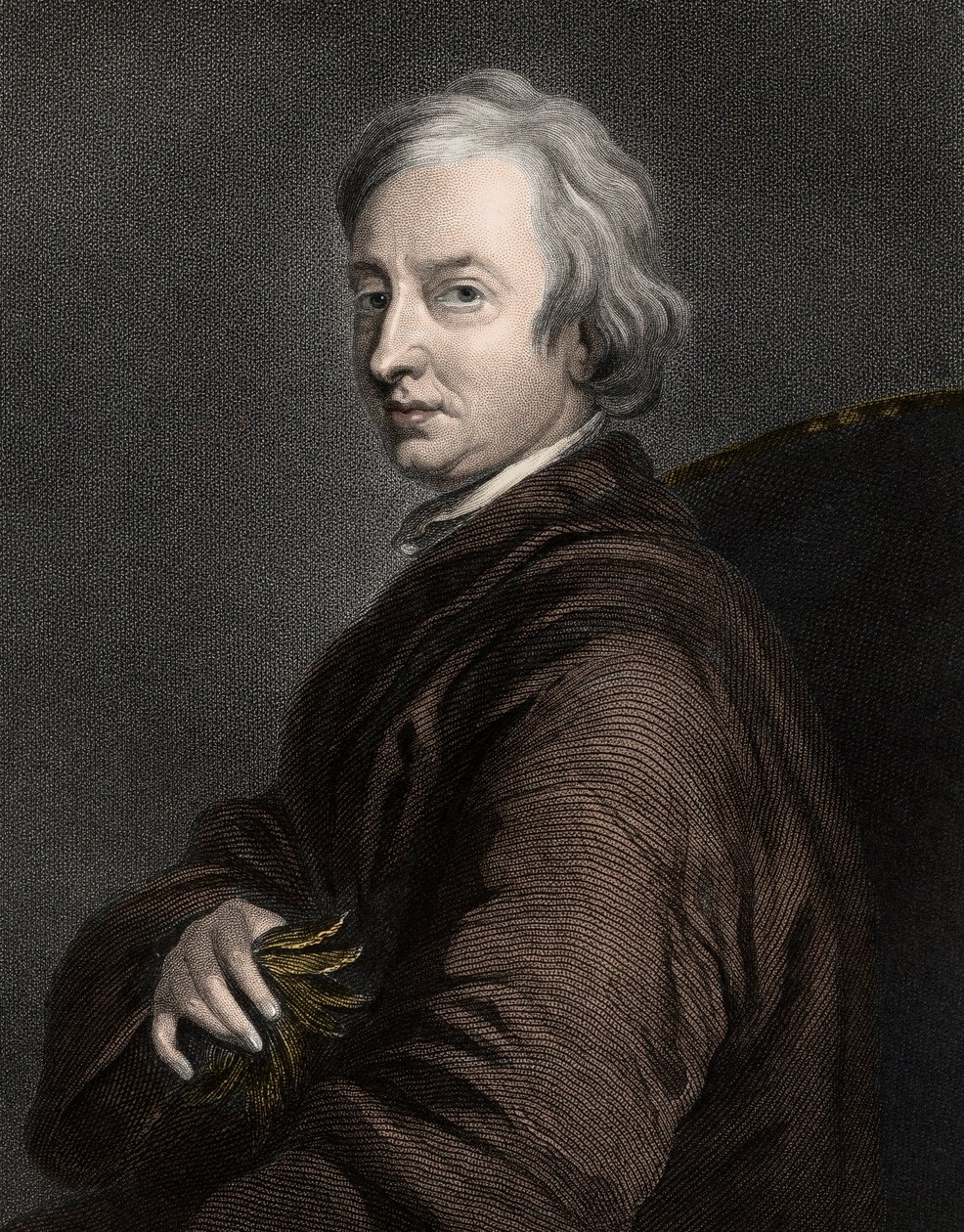 John Dryden 1631-1700 - grawerunek - XIX wiek autorstwa Unknown artist
