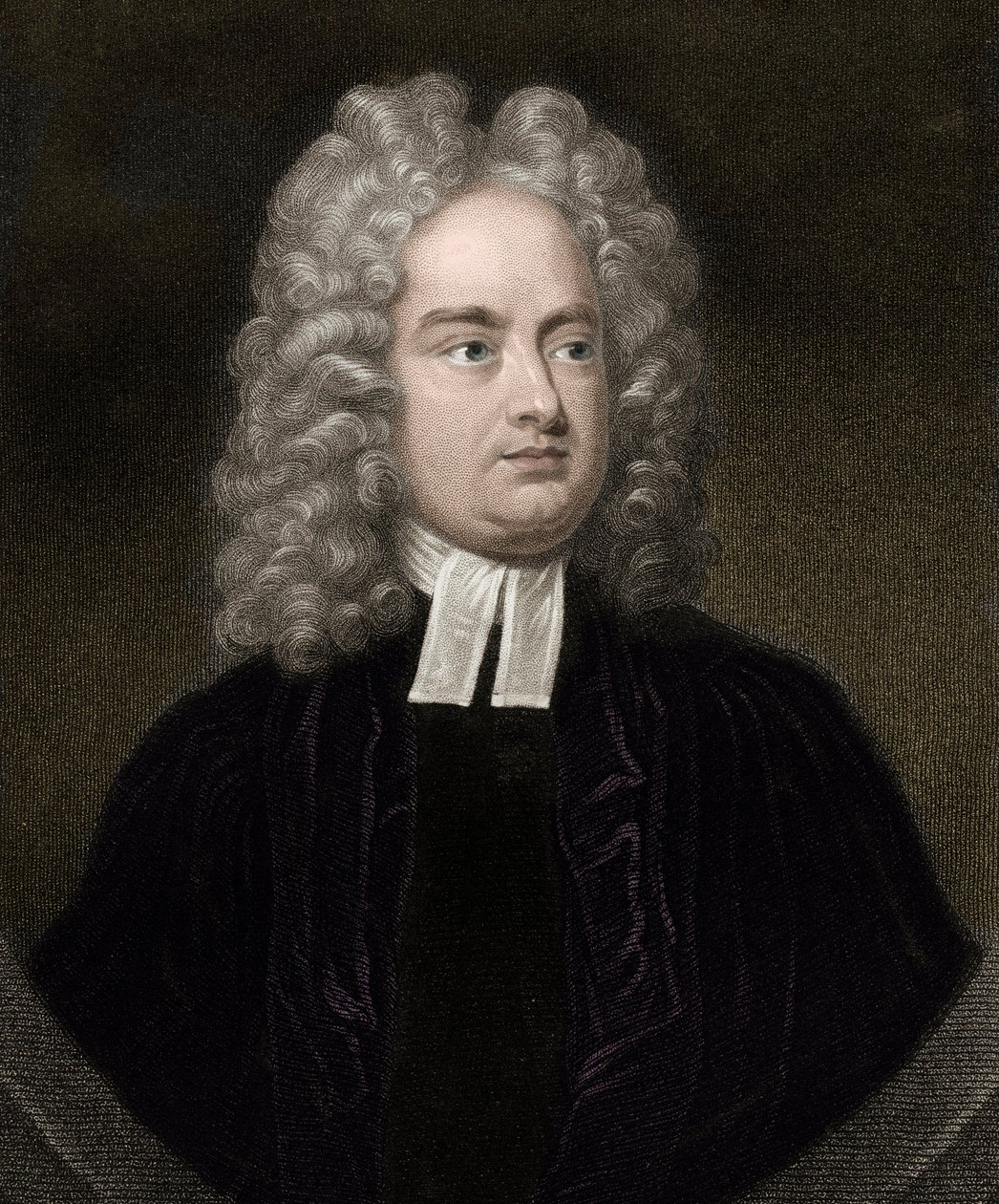 Jonathan Swift (1667-1745) - rycina - XIX wiek autorstwa Unknown artist