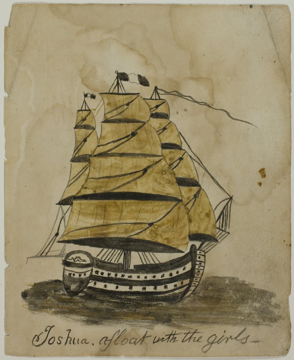 Joshua na wodzie z dziewczynami autorstwa Unknown artist