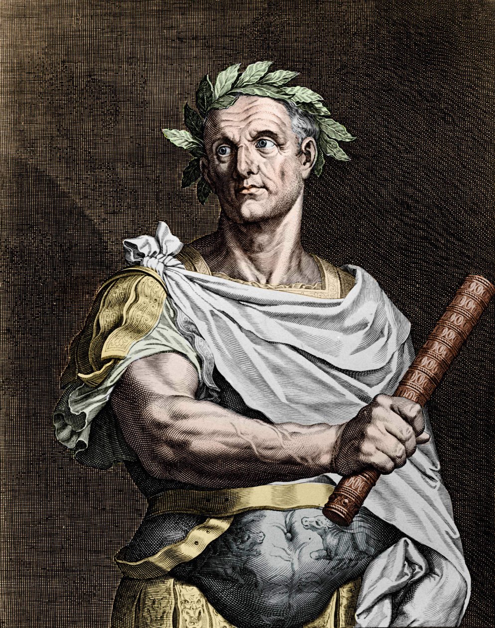 Juliusz Cezar (101-44 pne), rzymski mąż stanu. autorstwa Unknown artist