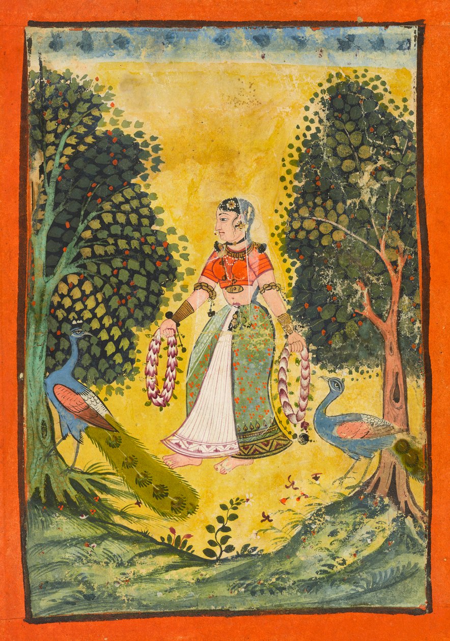 Kakubha Ragini, folio z <em>Ragamali</em> autorstwa Unknown artist