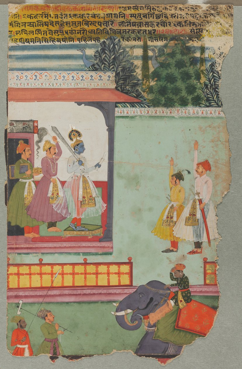 Kanhara Ragini autorstwa Unknown artist