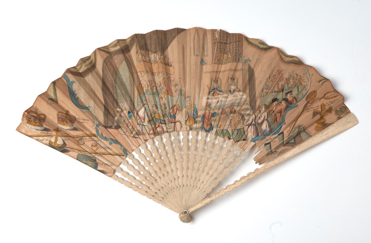 Fan koronacji króla Jerzego III autorstwa Unknown artist