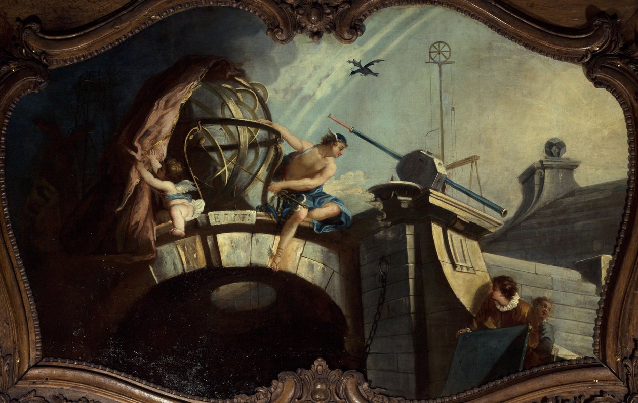 Astronomia, po 1737 (olej na płótnie) autorstwa Unknown artist