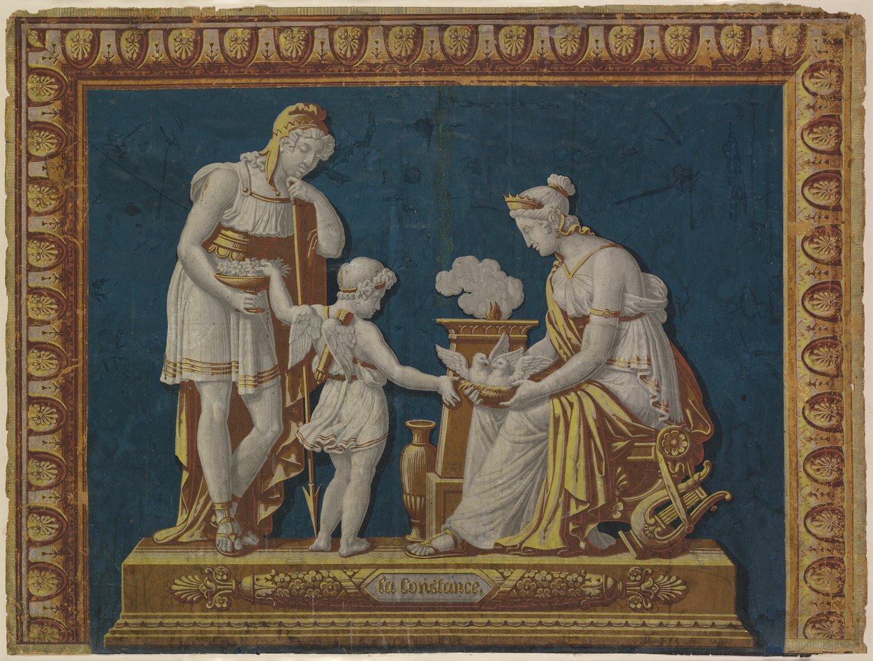 Tapeta Fire Board "La Constance" autorstwa Unknown artist