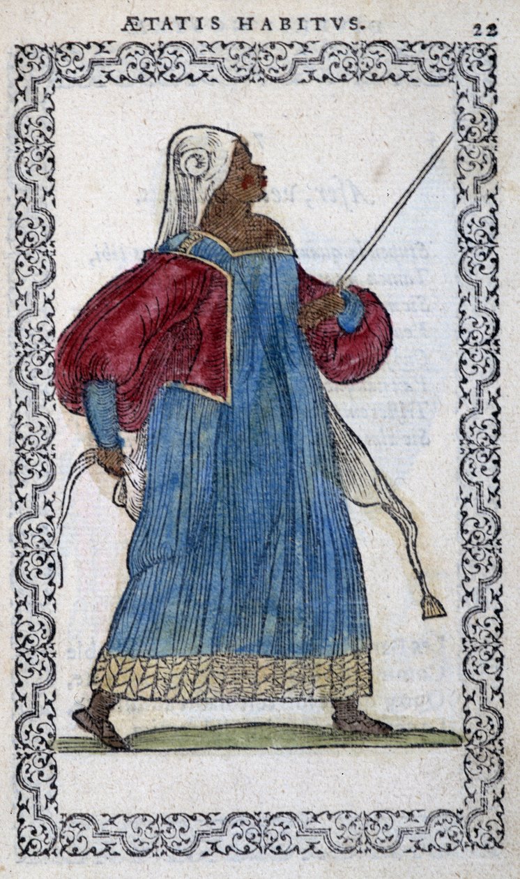 Mauretański - w „”Nawykach i wizerunkach”” Jeana Sulperiusa autorstwa Unknown artist