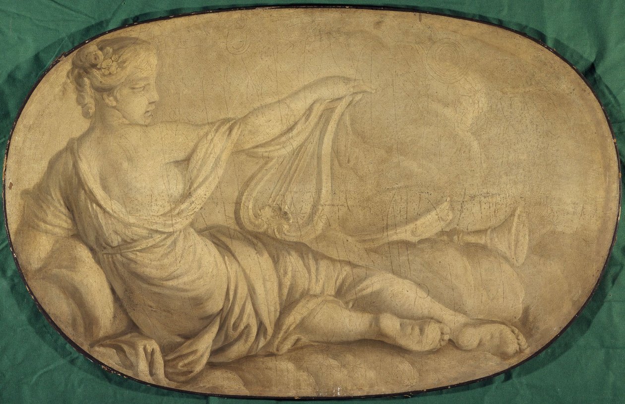 La Musique (alegoria, obraz dekoracyjny dla hotelu La Rivière w Canillac) autorstwa Unknown artist