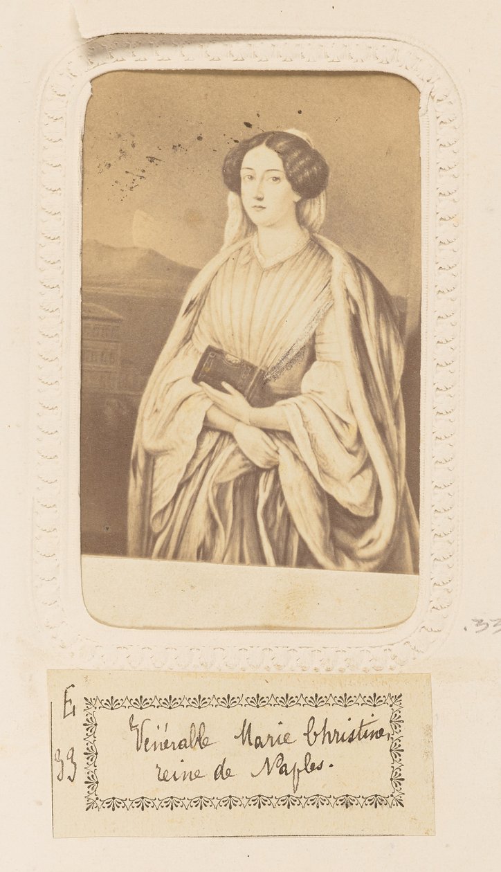 Czcigodna Maria Krystyna, królowa Neapolu autorstwa Unknown artist