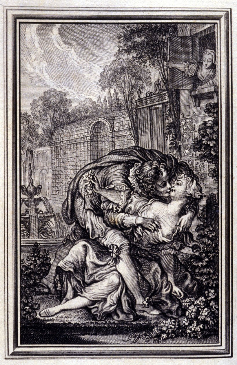 La sługa usprawiedliwiony - w „Opowieściach i opowiadaniach wierszem”” Jean La Fontaine. 1762. autorstwa Unknown artist