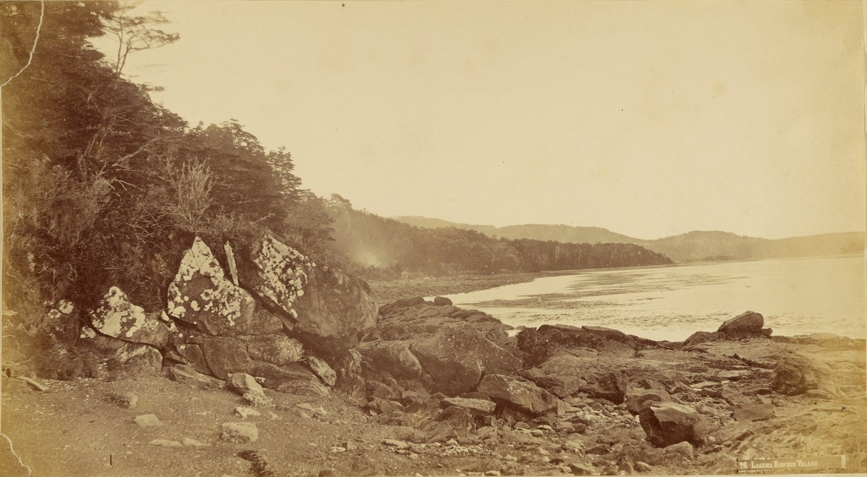 Dawson Island Lagoon. autorstwa Unknown artist