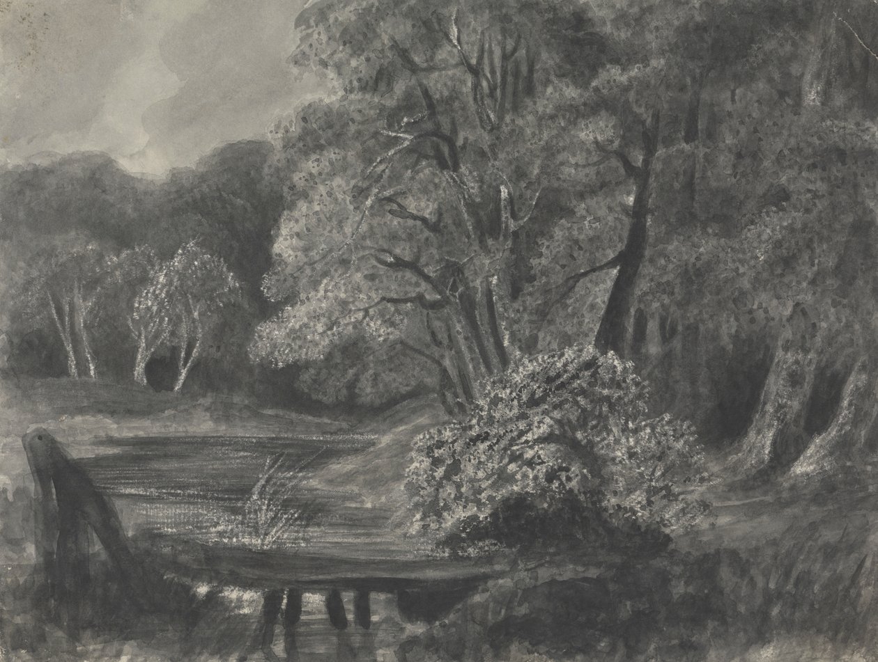 Paisagem com Pondpolish autorstwa Unknown artist