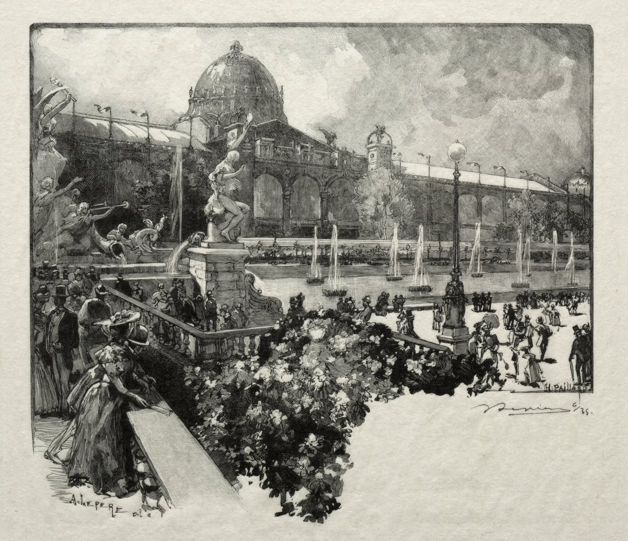 Pałac Sztuk Wyzwolonych, Zewnątrz autorstwa Unknown artist