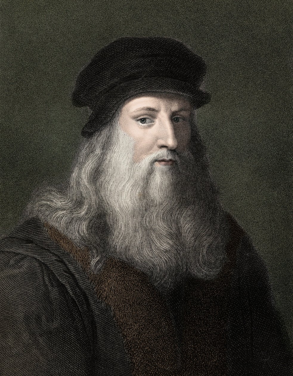 Leonardo da Vinci (1452-1519) autorstwa Unknown artist