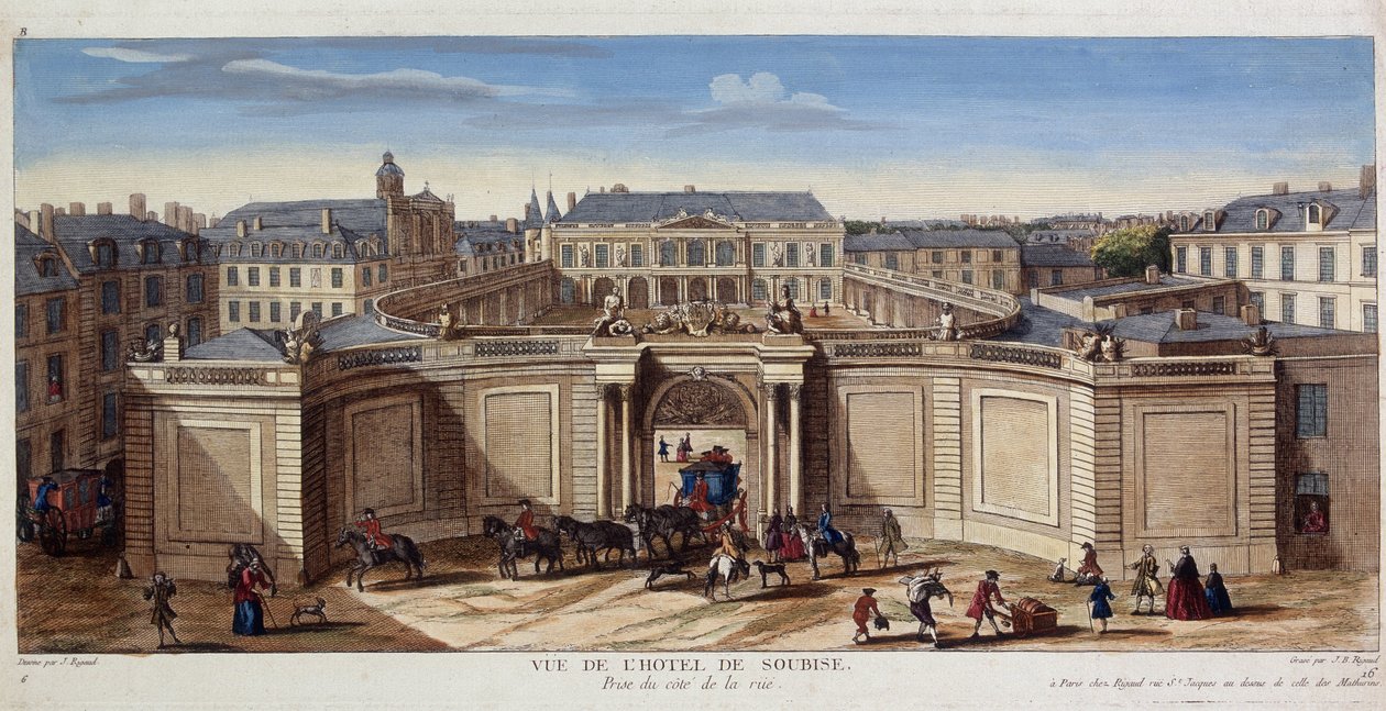 Hotel de Soubise - grawer autorstwa Unknown artist