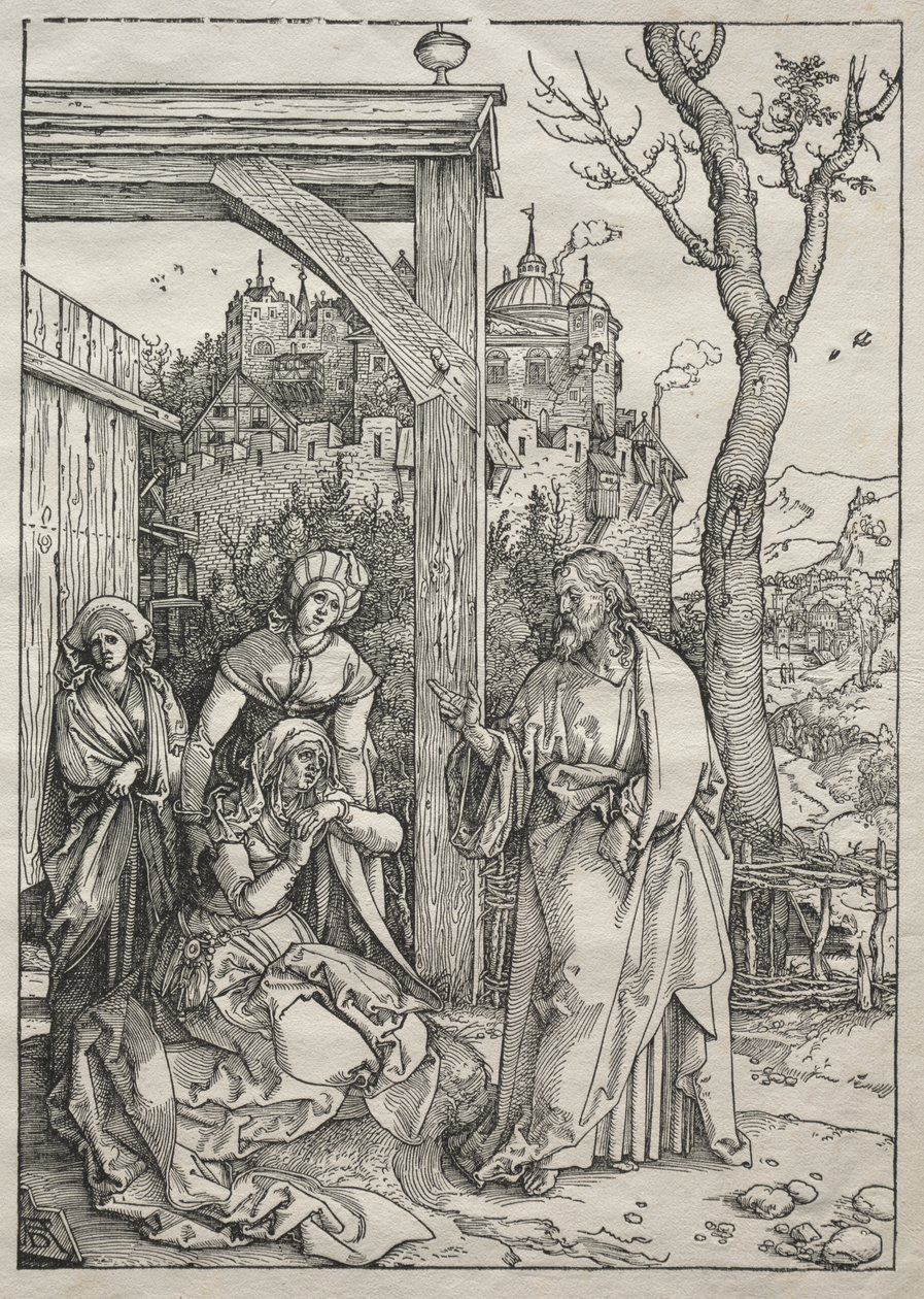 Życie Dziewicy: Chrystus żegna się ze Swoją Matką autorstwa Unknown artist