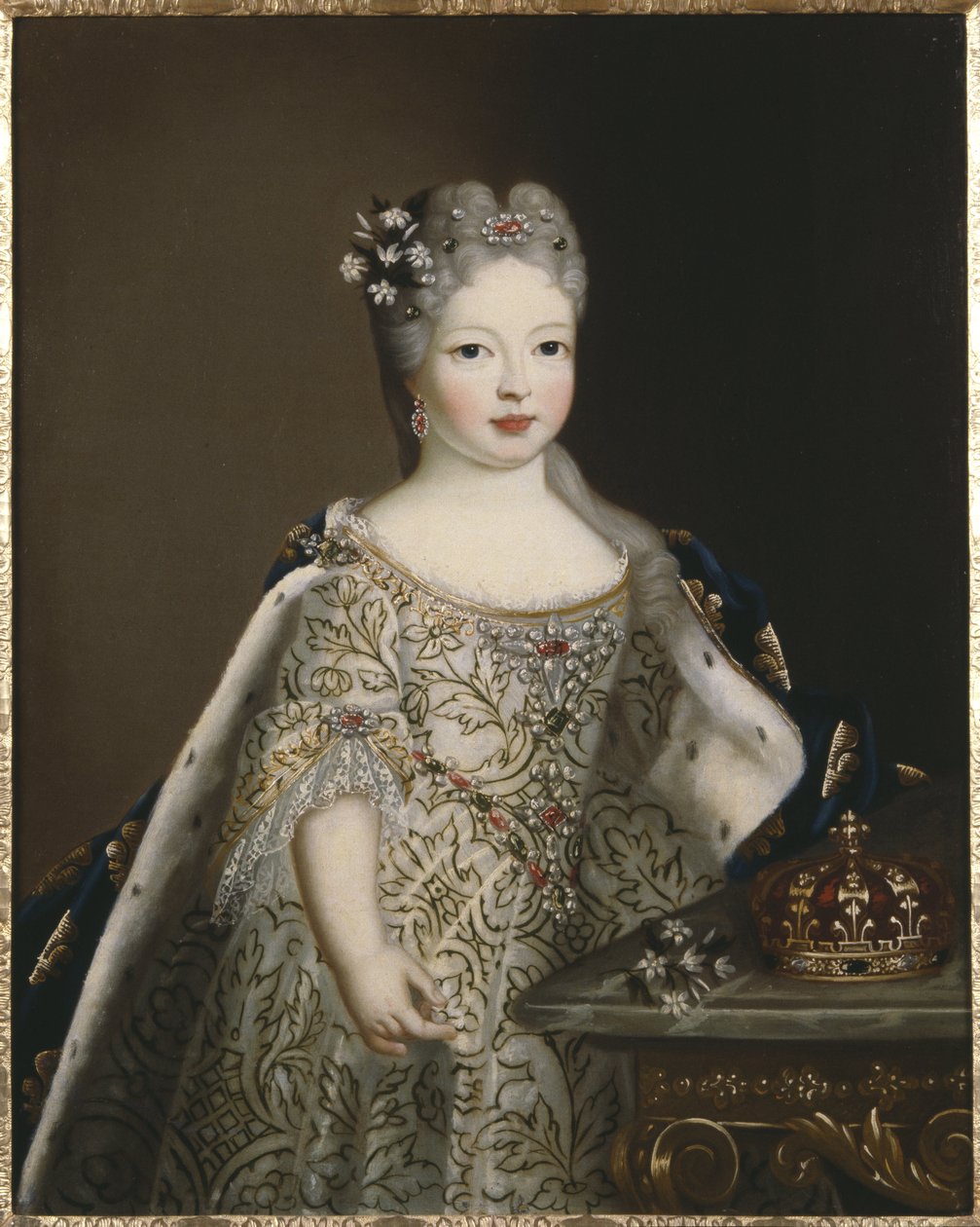Infantka Maria Anna Wiktoria Hiszpańska, Królowa Portugalii - Portret Infantki Mariany Wiktorii Hiszpańskiej (1718-1781), Królowej Portugalii, Anonimowej . Olej na płótnie. Rozmiar: 78x63cm. Muzeum Narodowe w Sztokholmie autorstwa Unknown artist