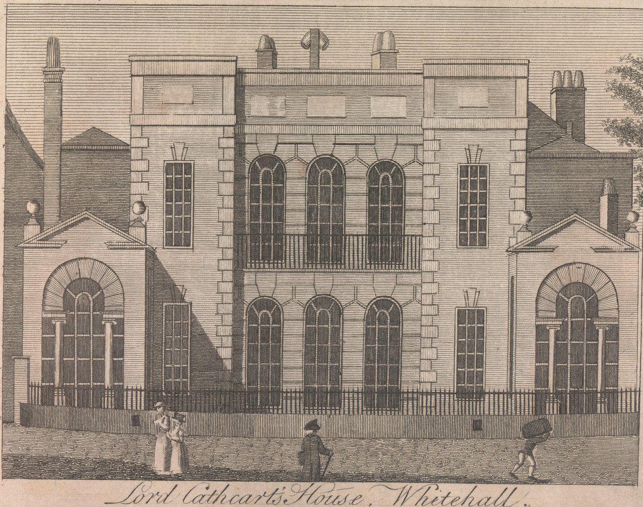 Dom Lorda Cathcarta, Whitehall; strona 58 (tom pierwszy) autorstwa Unknown artist