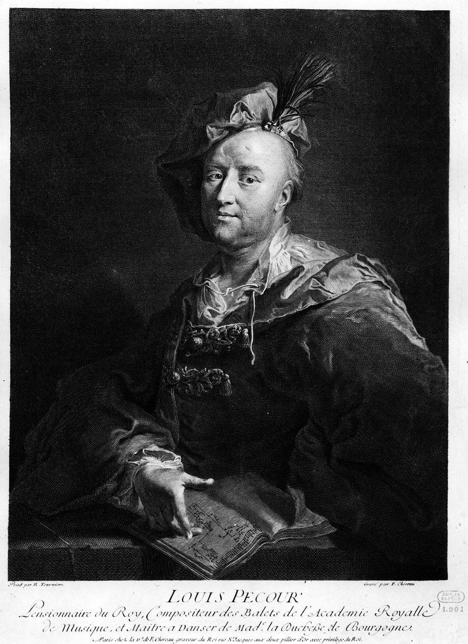 Louis Pecour autorstwa Unknown artist