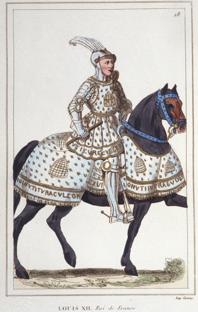 Ludwik XII (1462-1515), król Francji grawerowanie 1830 autorstwa Unknown artist